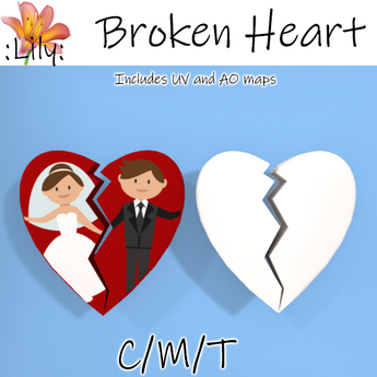 Second Life Marketplace - :LILY: Broken Heart